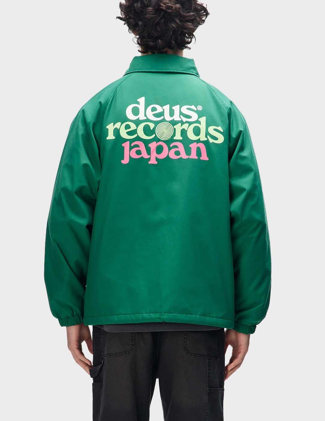 Deus Strata Coach chaqueta verde para hombre