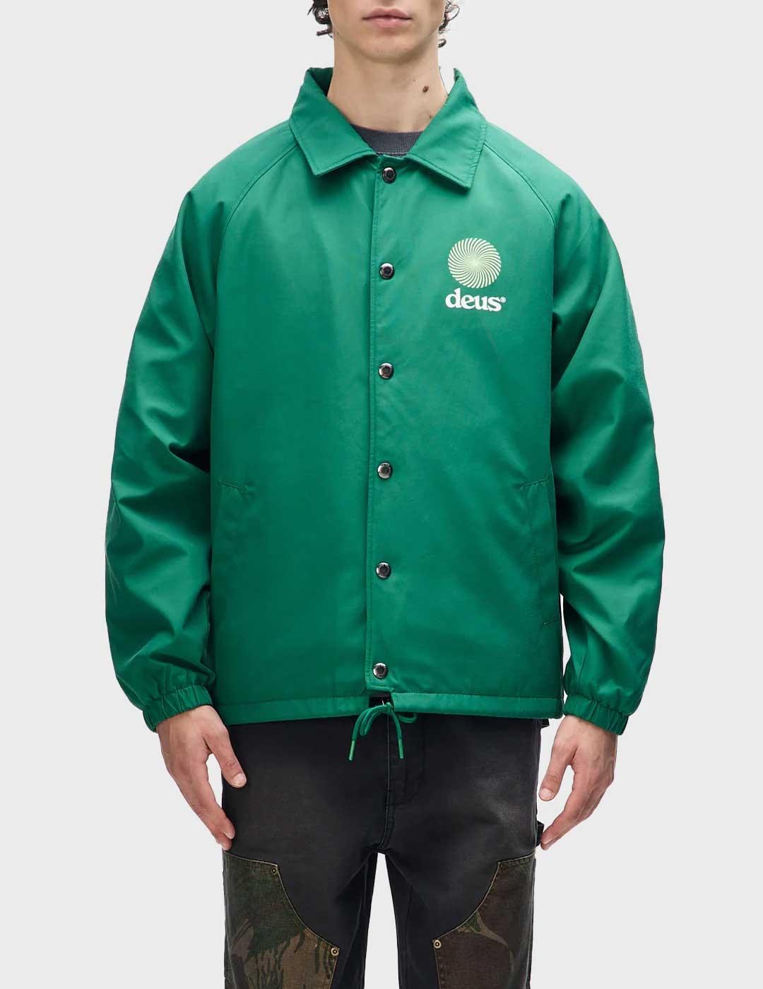 Deus Strata Coach chaqueta verde para hombre