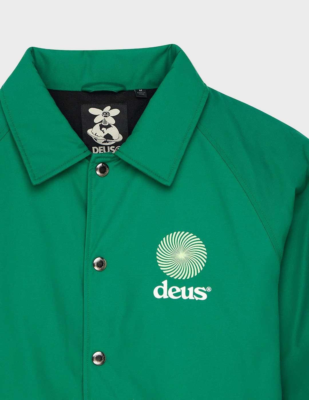 Deus Strata Coach chaqueta verde para hombre