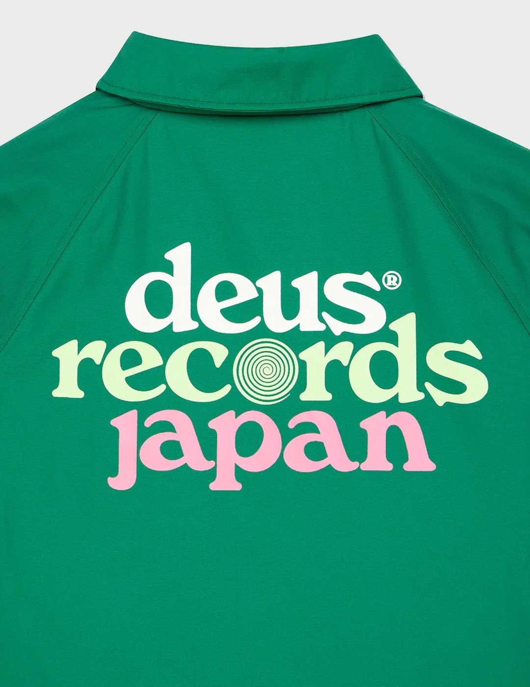 Deus Strata Coach chaqueta verde para hombre