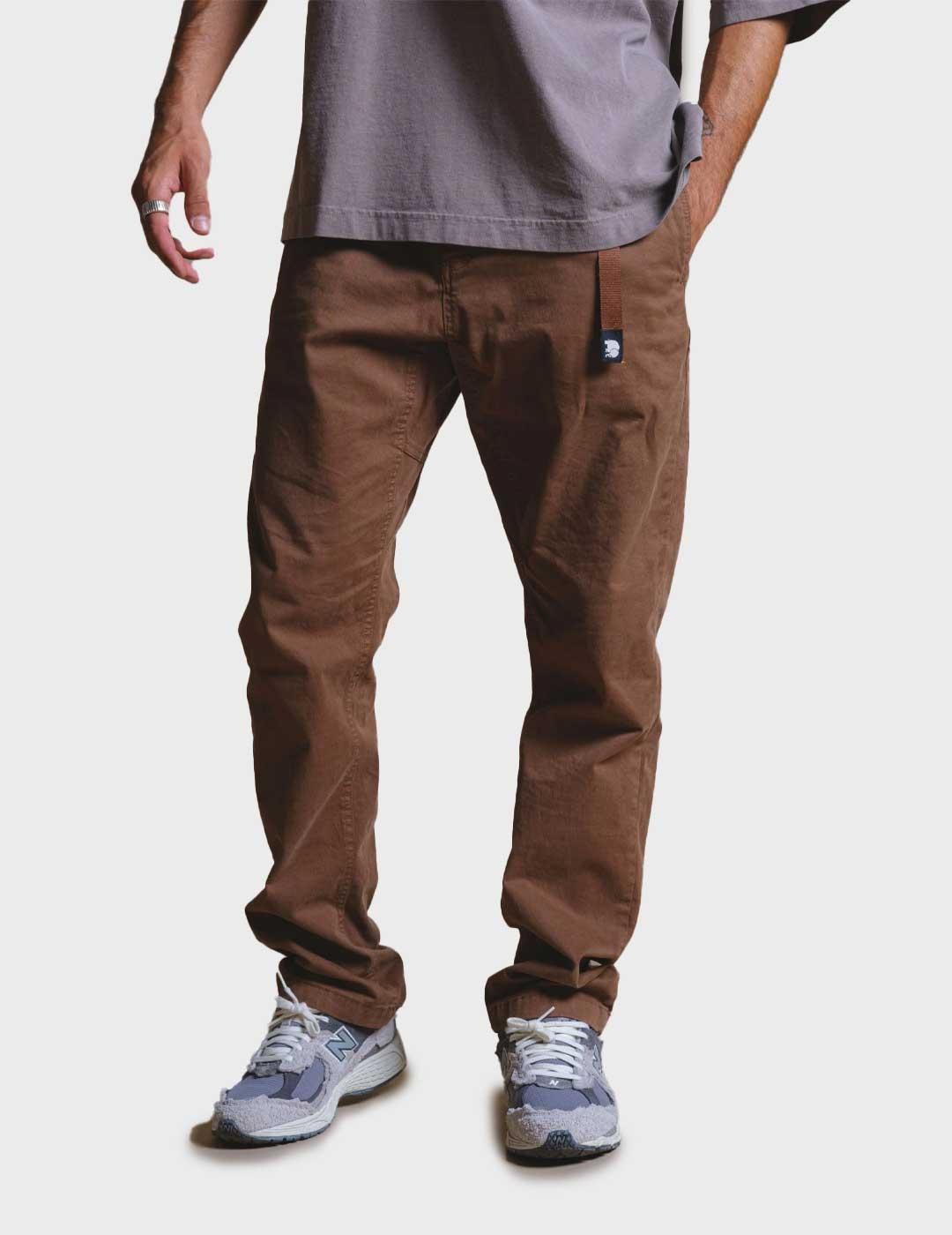 Trendsplant Ecodye pantalón marrón para hombre