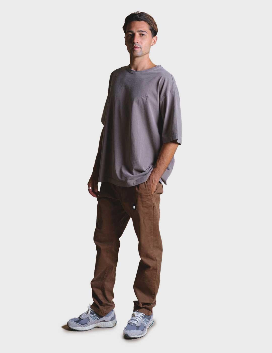 Trendsplant Ecodye pantalón marrón para hombre