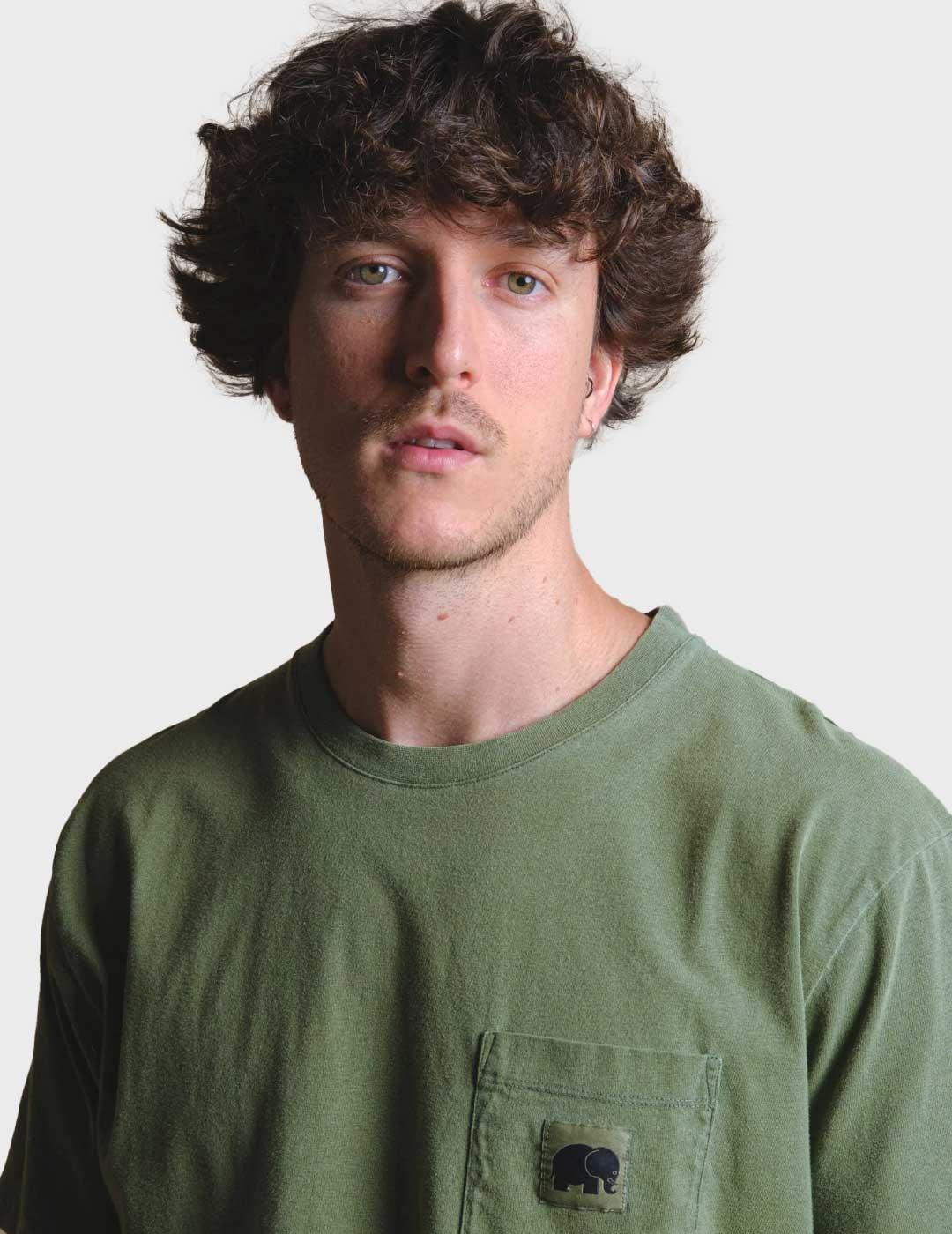 Trendsplant Garza Pigment camiseta verde para hombre