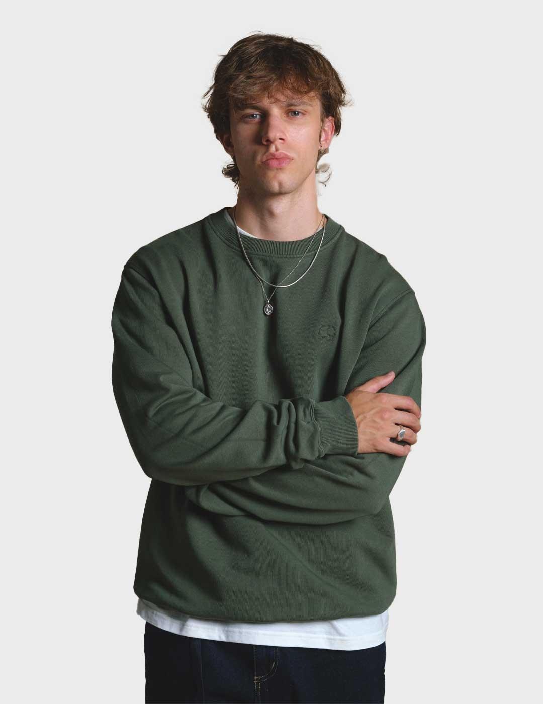 Trensplant Essential Garment sudadera verde para hombre