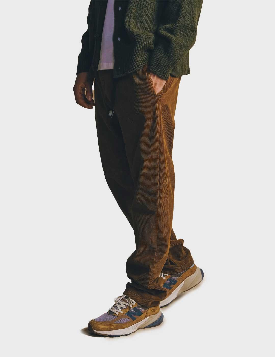 Trendsplant Corduroy pantalón marrón de pana para hombre