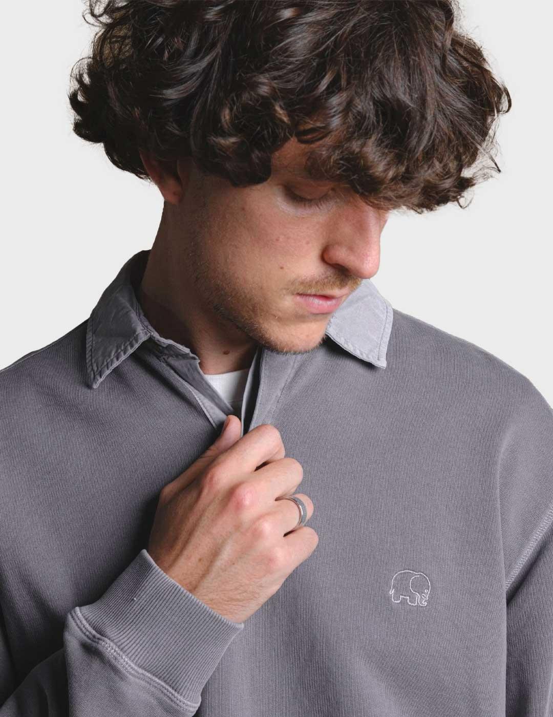 Trendsplant Essential Pigment polo morado para hombre