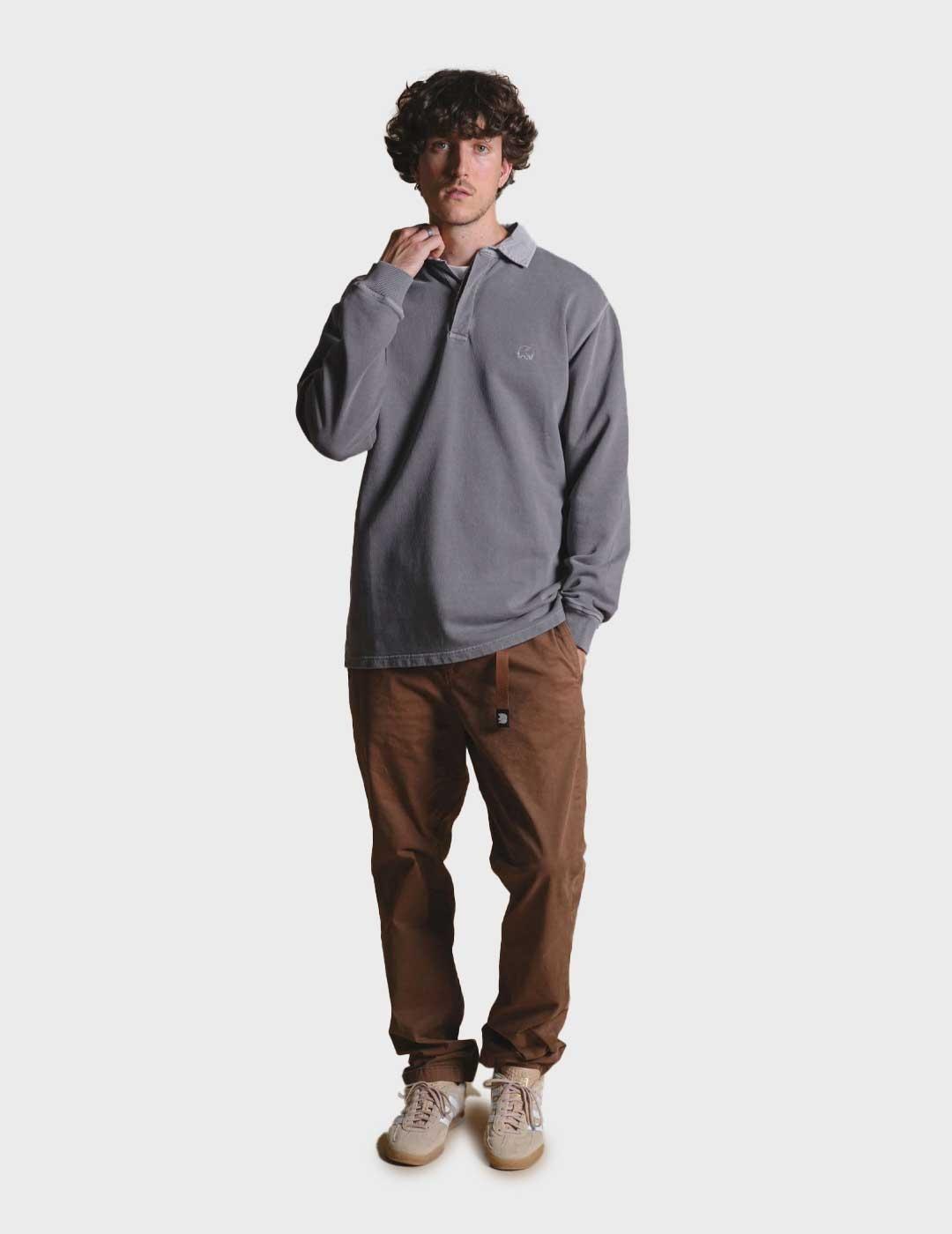 Trendsplant Essential Pigment polo morado para hombre