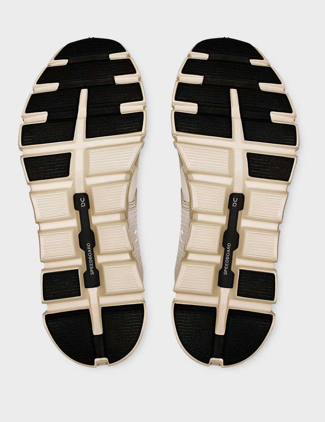 On Runing Cloud 6 Wp zapatilla beige para mujer