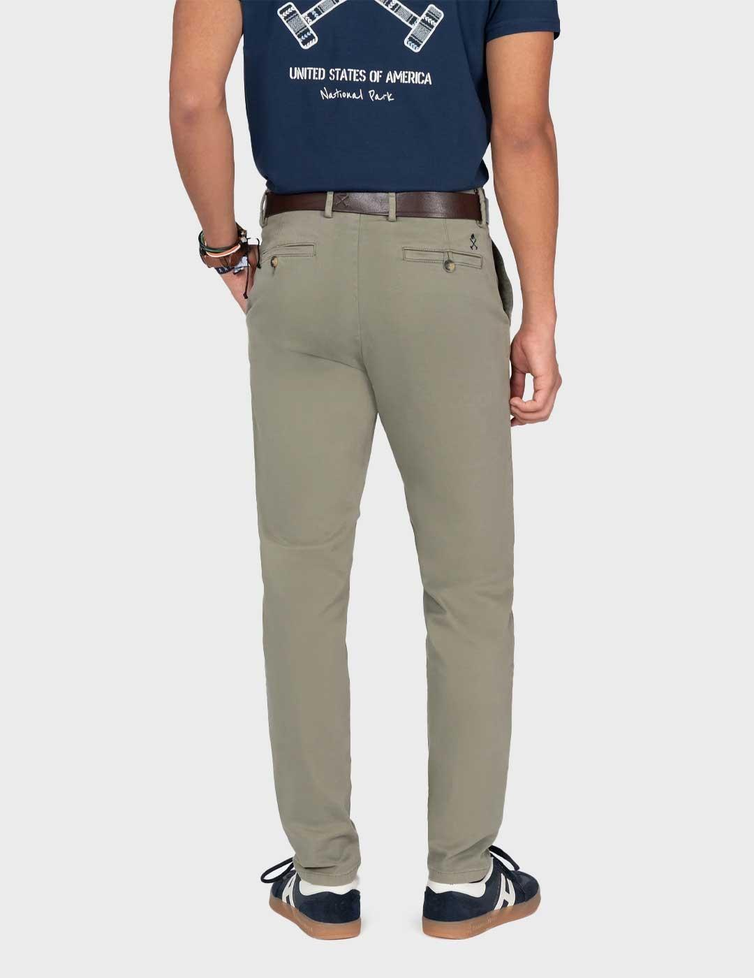 Harper & Neyer Icon pantalón verde chino para hombre