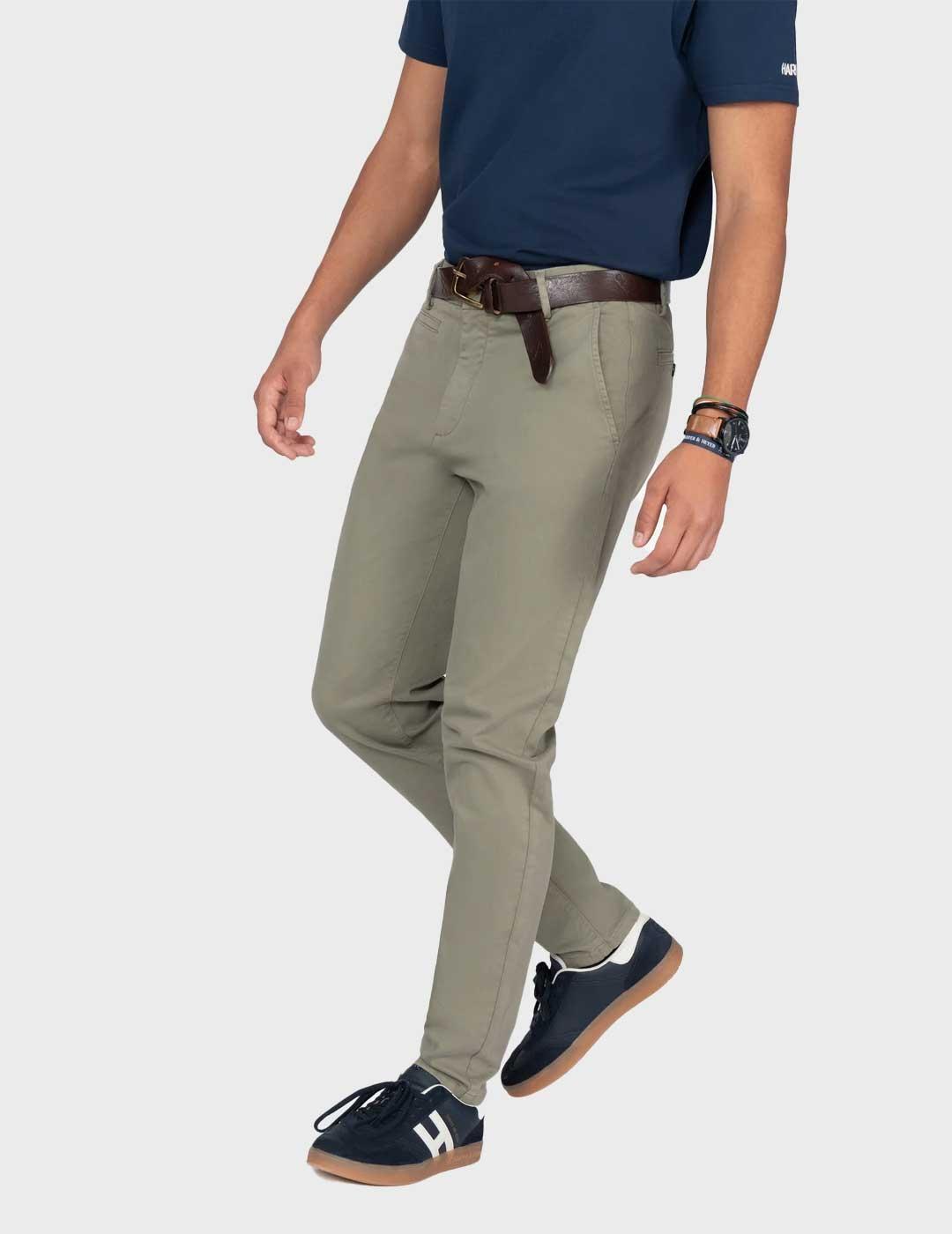 Harper & Neyer Icon pantalón verde chino para hombre