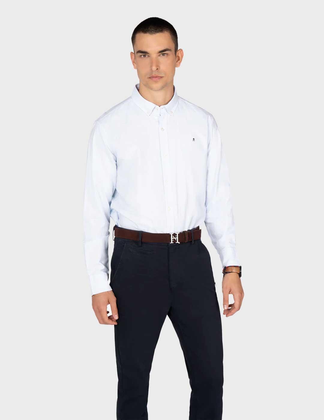 Harper & Neyer Mediterraneo camisa azul para hombre