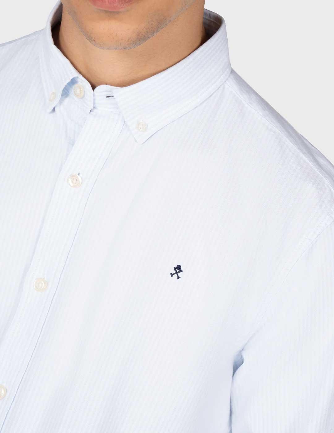 Harper & Neyer Mediterraneo camisa azul para hombre