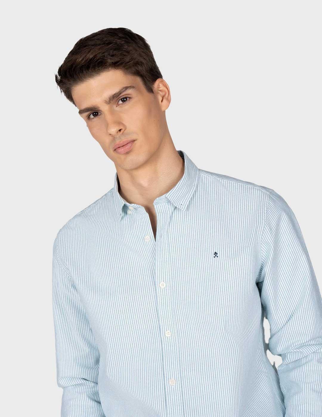 Harper & Neyer Mediterraneo camisa verde para hombre