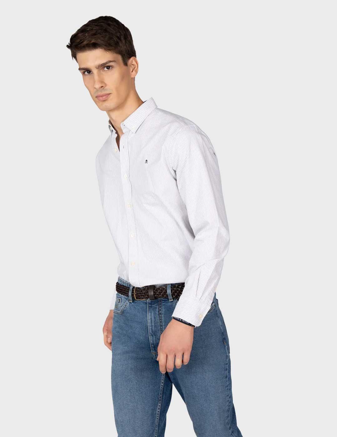 Harper & Neyer Mediterraneo camisa beige para hombre