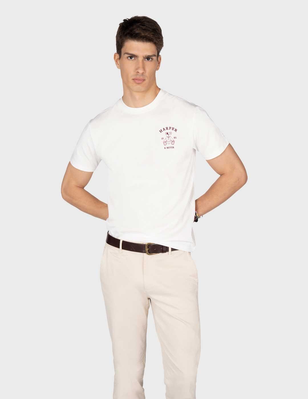 Harper & Neyer Arthur camiseta blanca para hombre