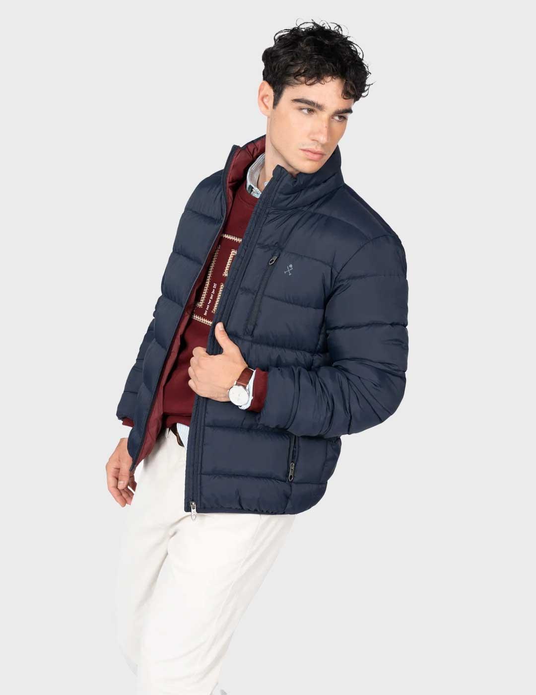 Harper & Neyer Galway parka azul marino para hombre