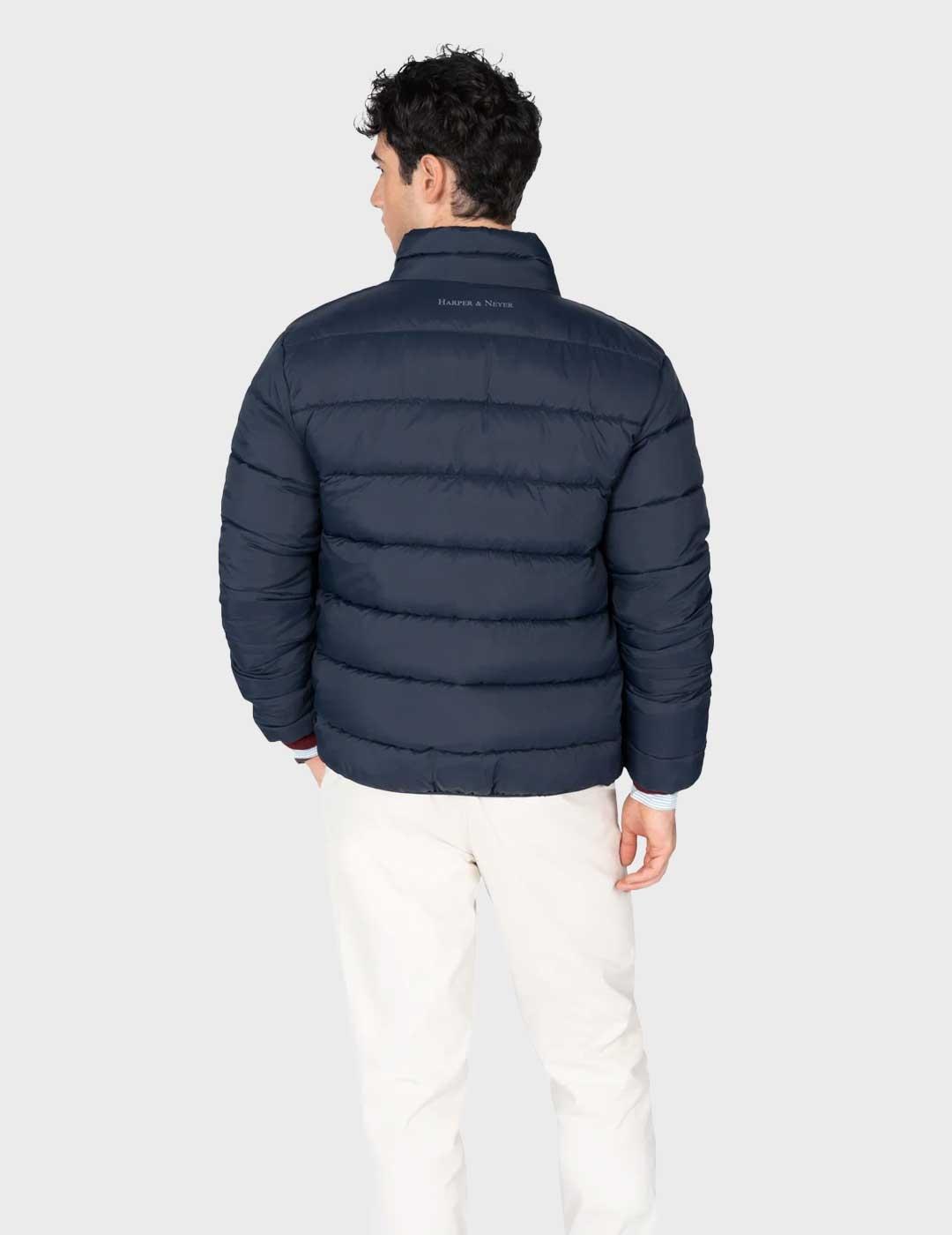 Harper & Neyer Galway parka azul marino para hombre