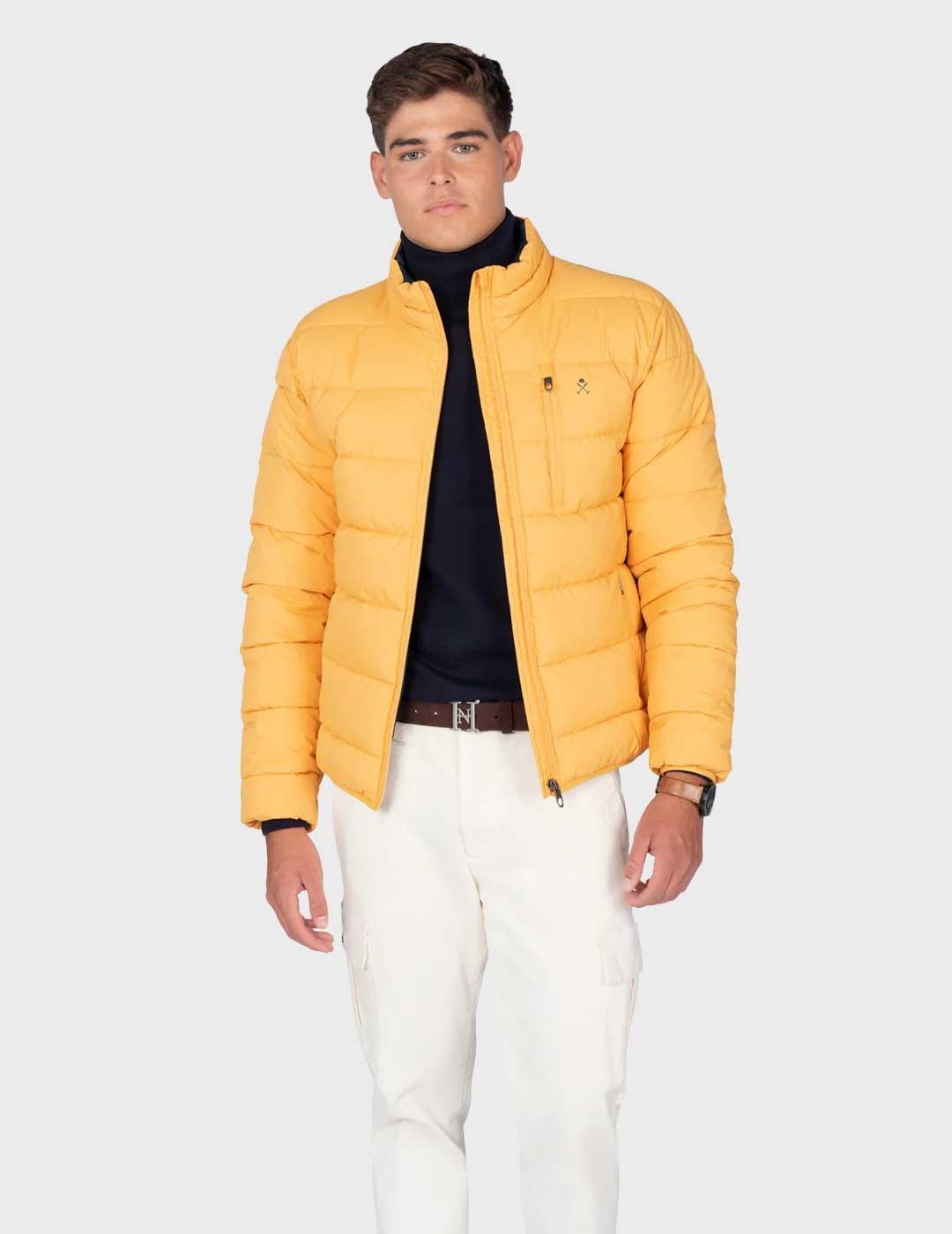 Harper & Neyer Galway parka verde acolchada para hombre