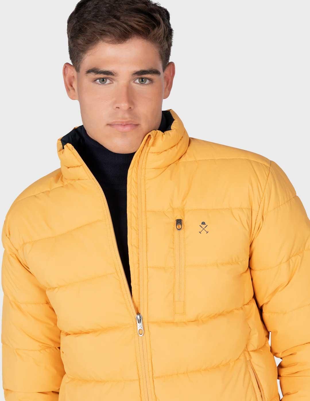 Harper & Neyer Galway parka amarilla acolchada para hombre