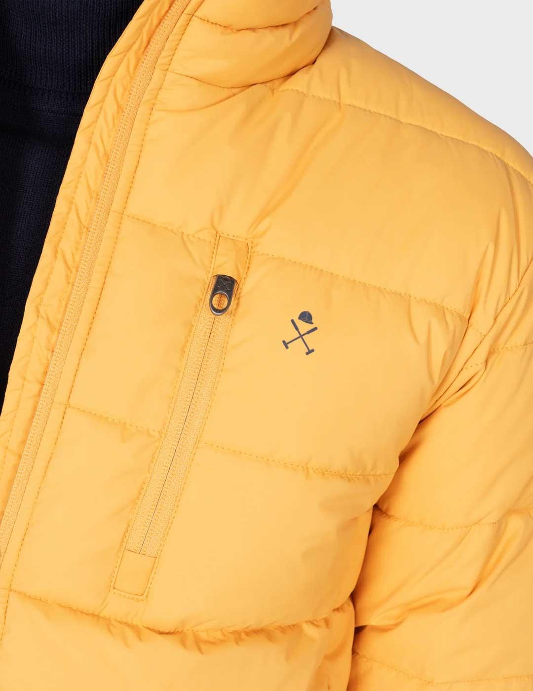 Harper & Neyer Galway parka amarilla acolchada para hombre