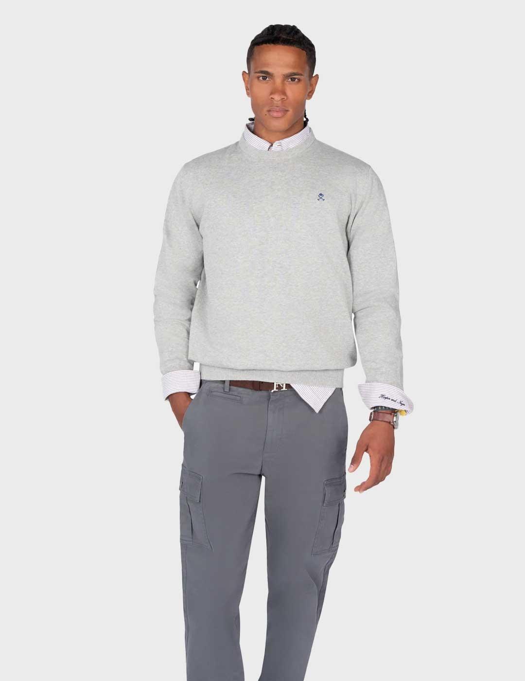 Harper & Neyer Icon Round jersey gris para hombre