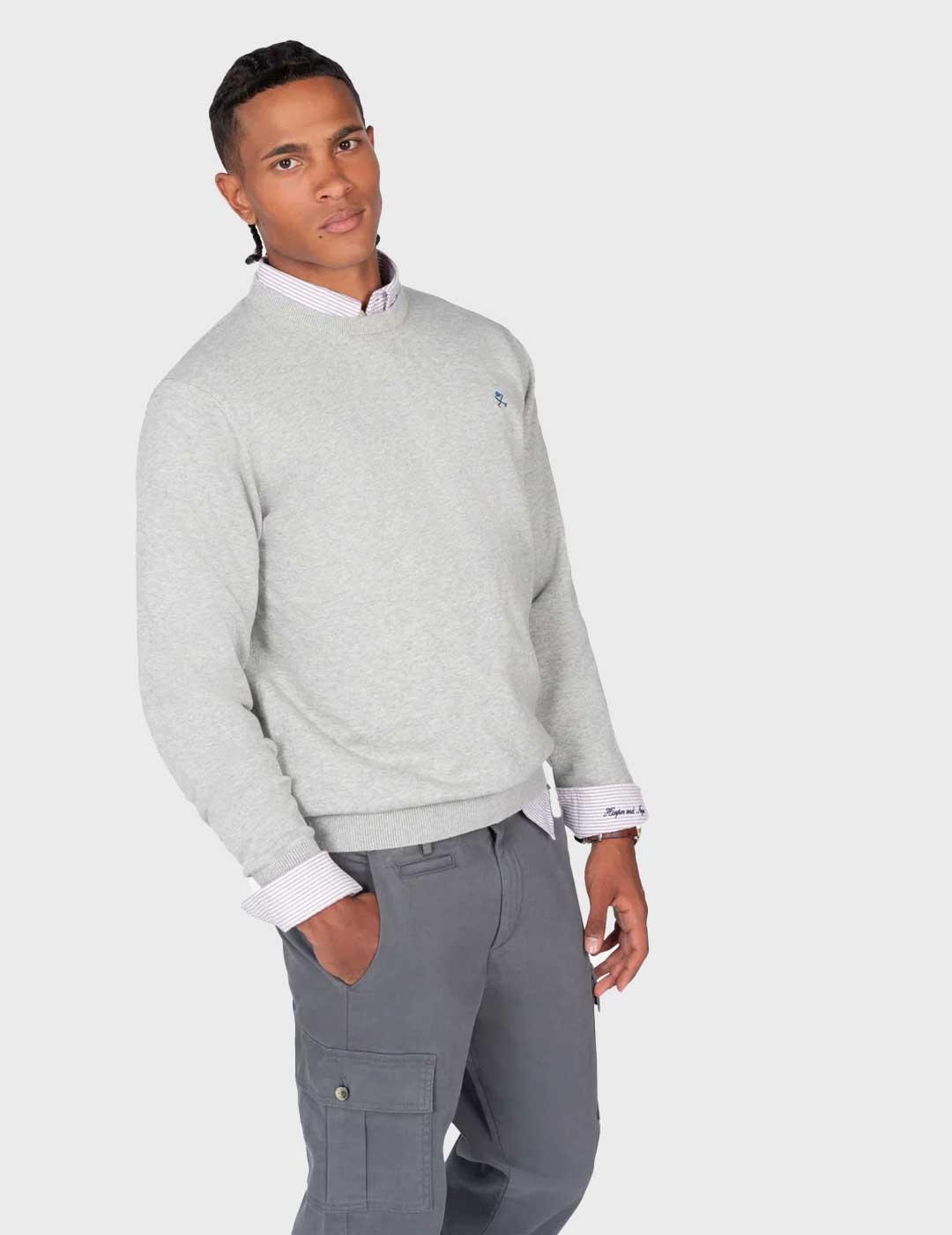 Harper & Neyer Icon Round jersey gris para hombre