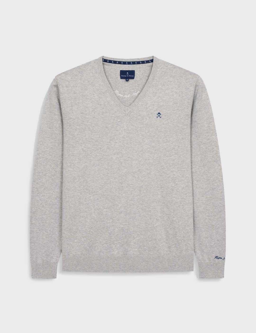 Harper & Neyer Icon V jersey gris para hombre