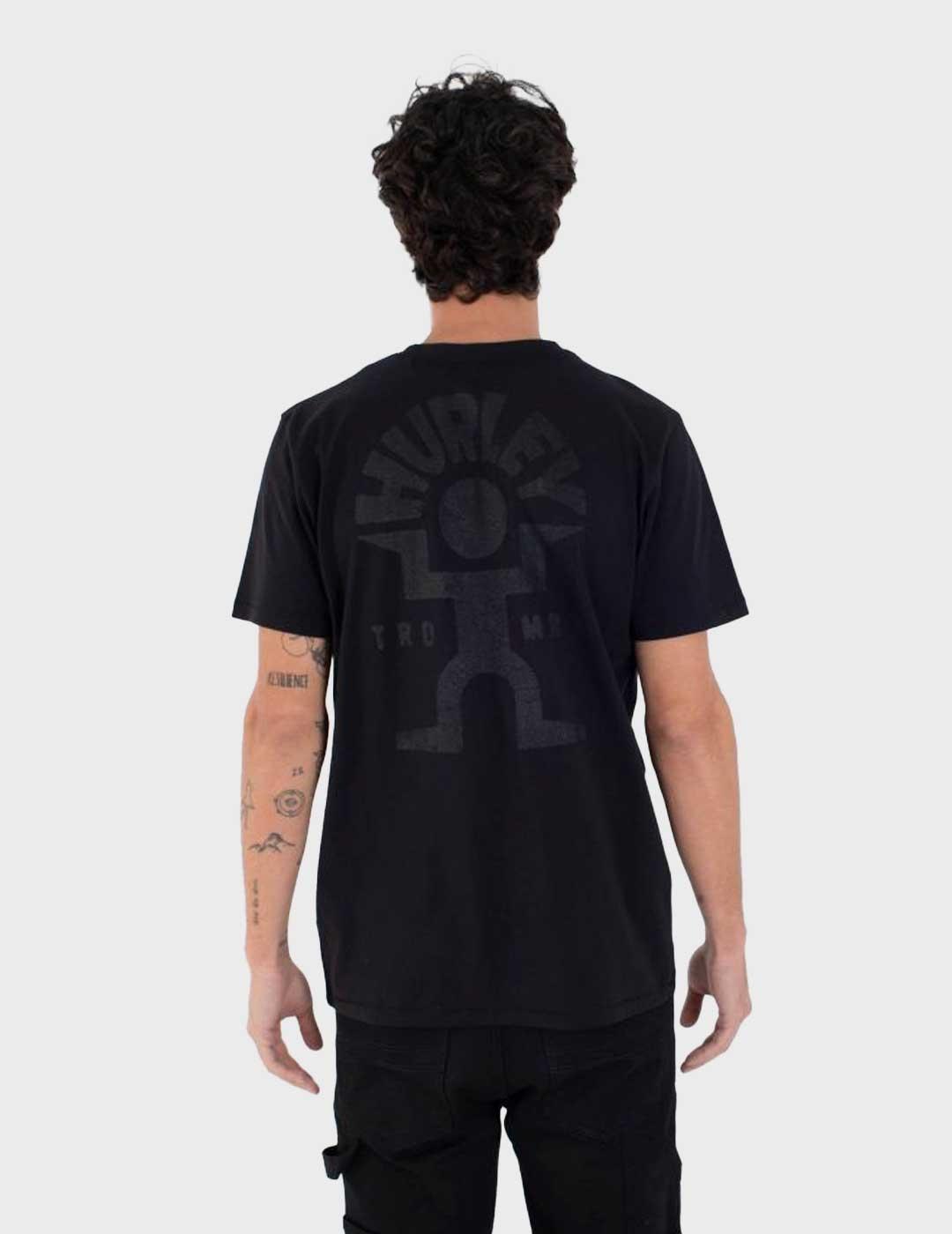 Hurley Dancer camiseta negra para hombre