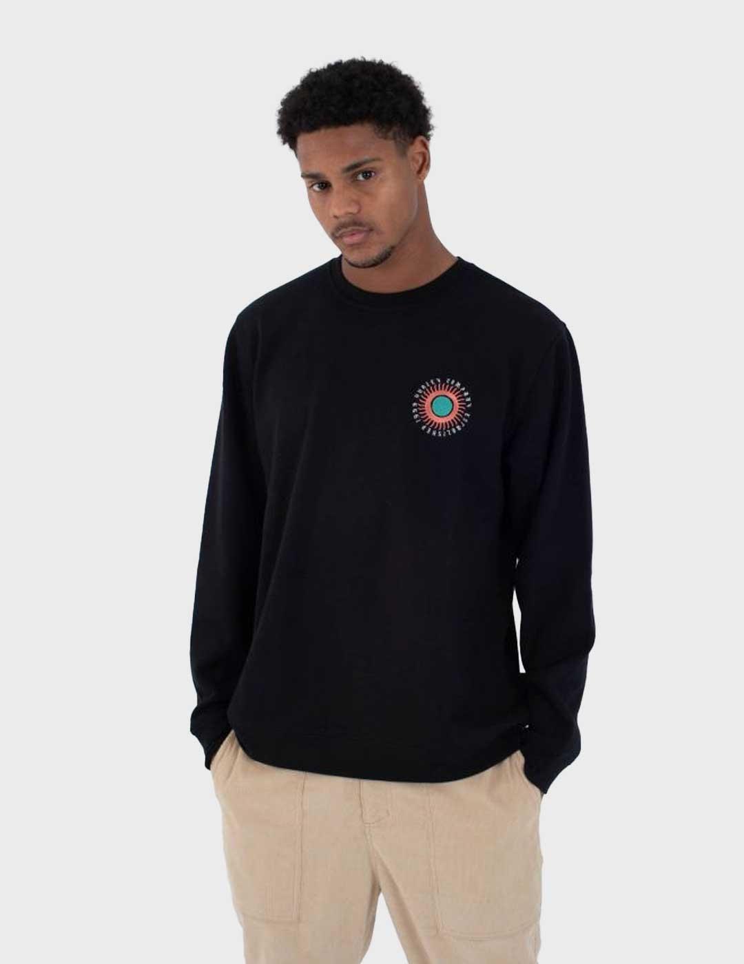 Hurley Eagle High sudadera negra para hombre