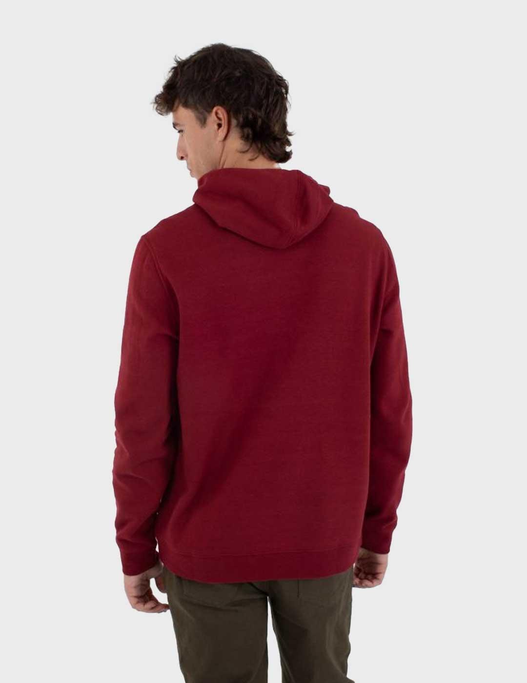 Hurley The Box sudadera granate para hombre