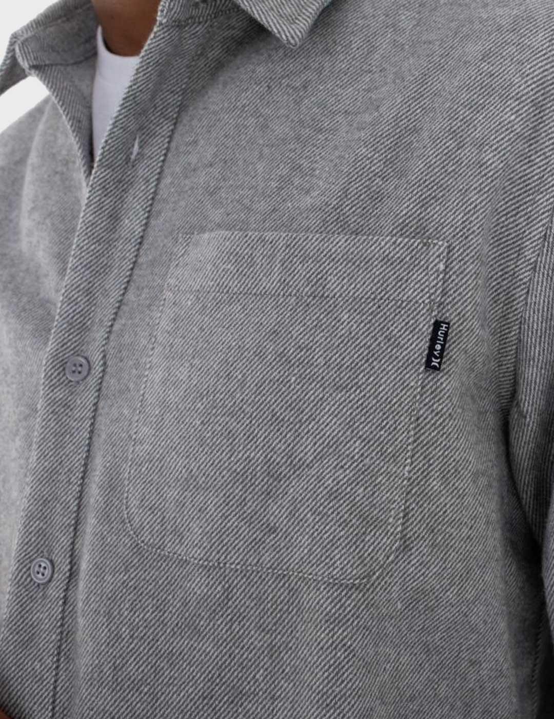 Hurley Axe camisa gris para hombre