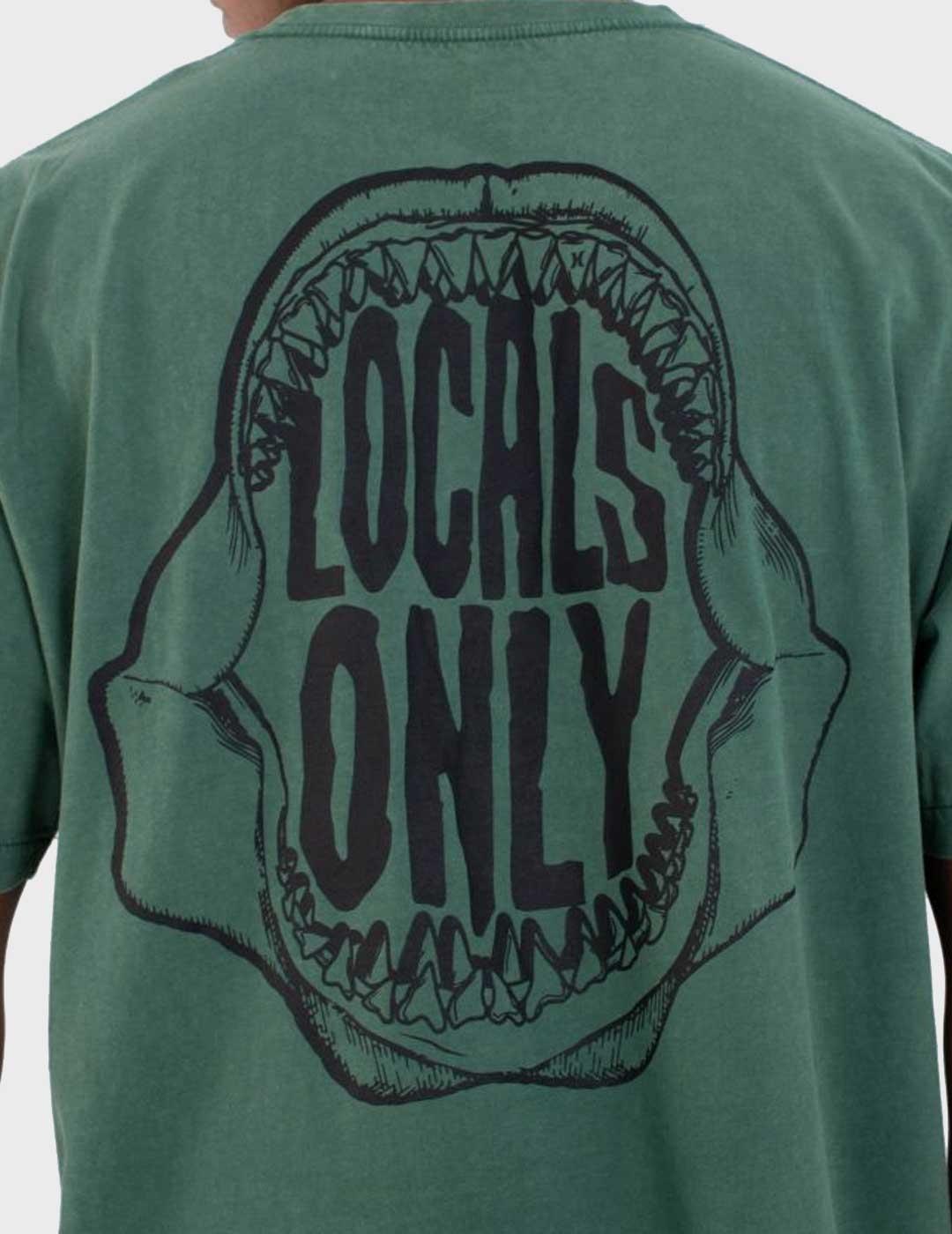 Hurley Sider camiseta verde para hombre