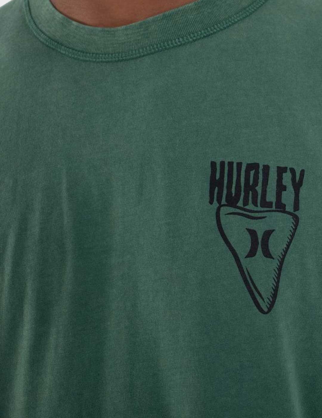 Hurley Sider camiseta verde para hombre