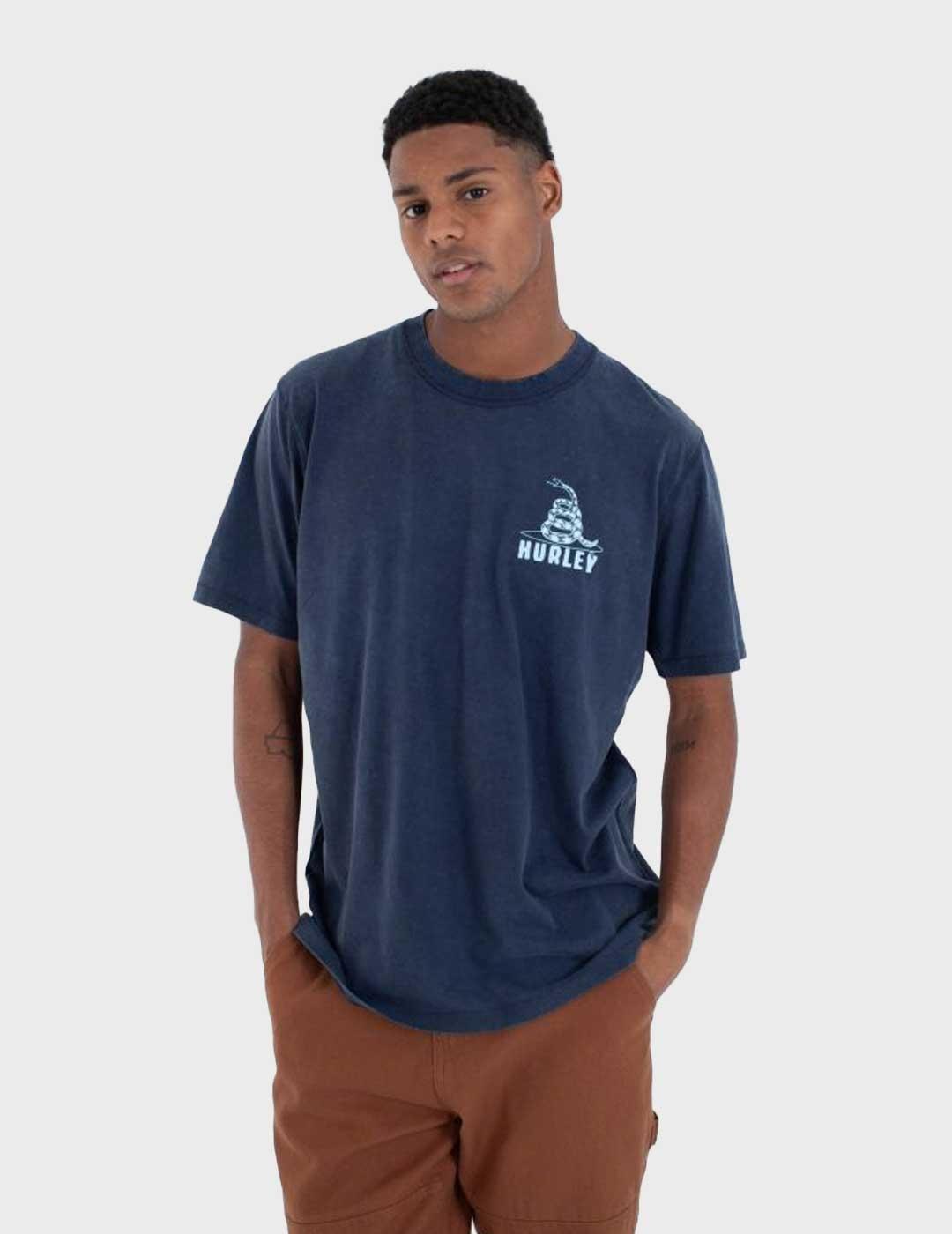 Hurley Sider camiseta azul marino para hombre