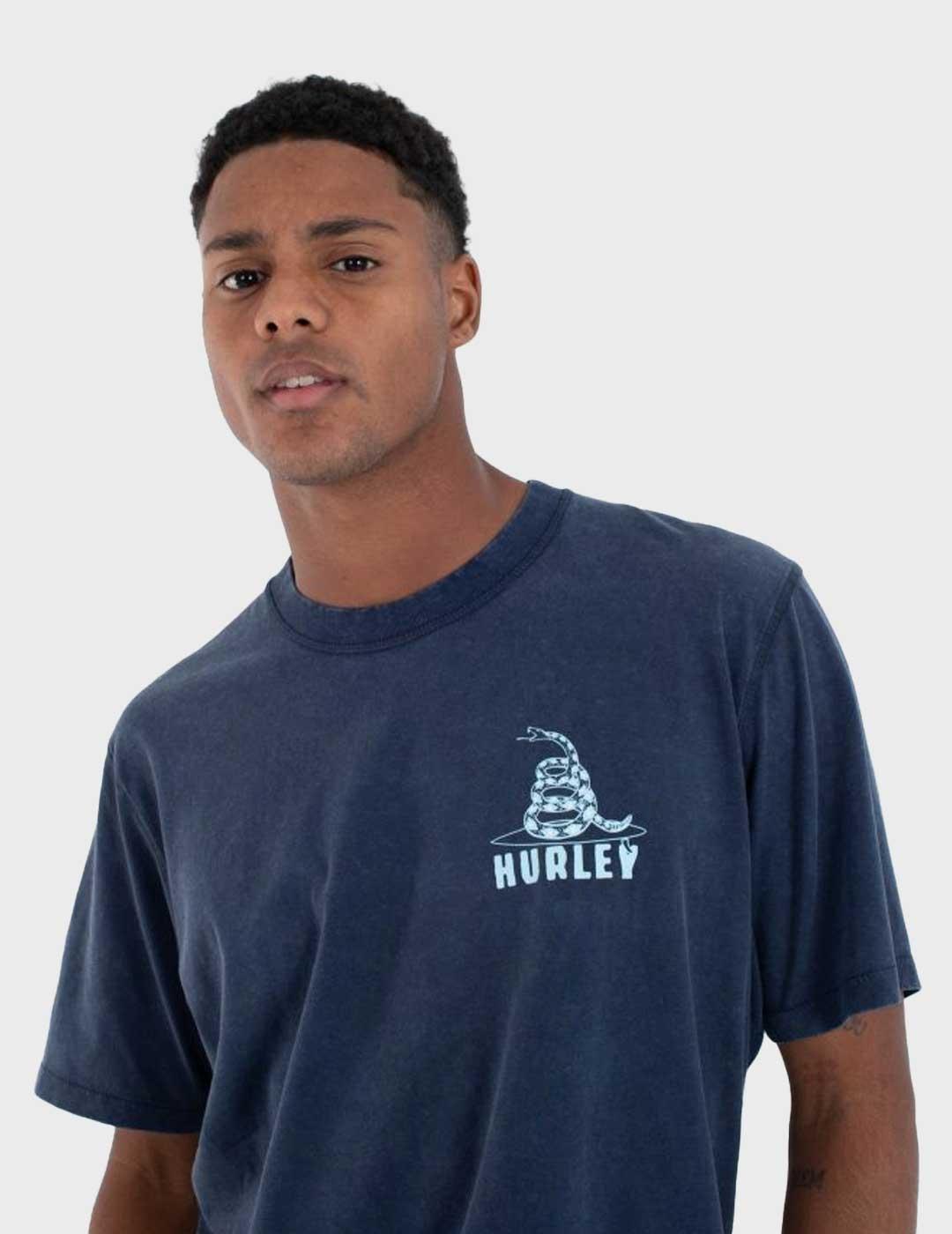 Hurley Sider camiseta azul marino para hombre