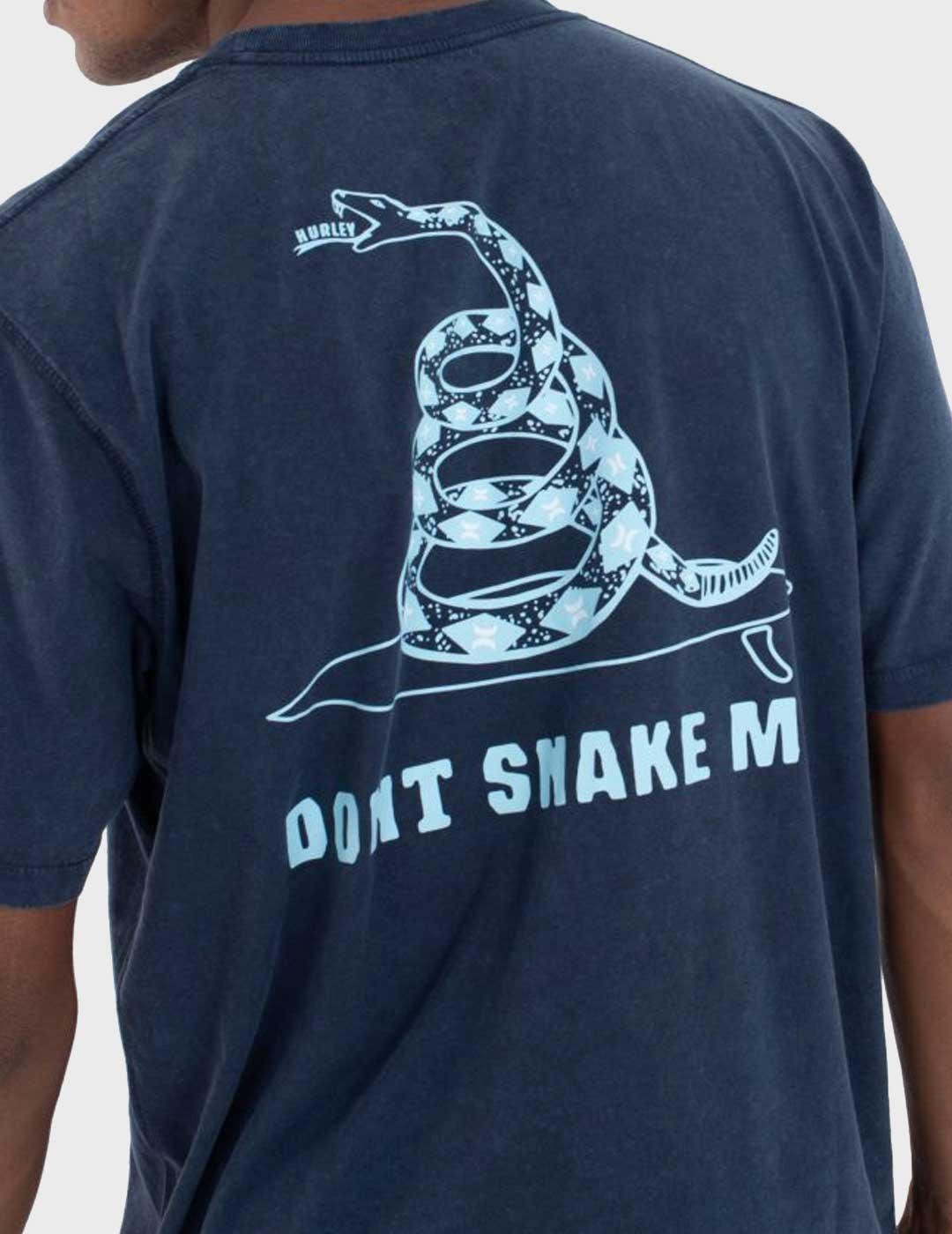 Hurley Sider camiseta azul marino para hombre