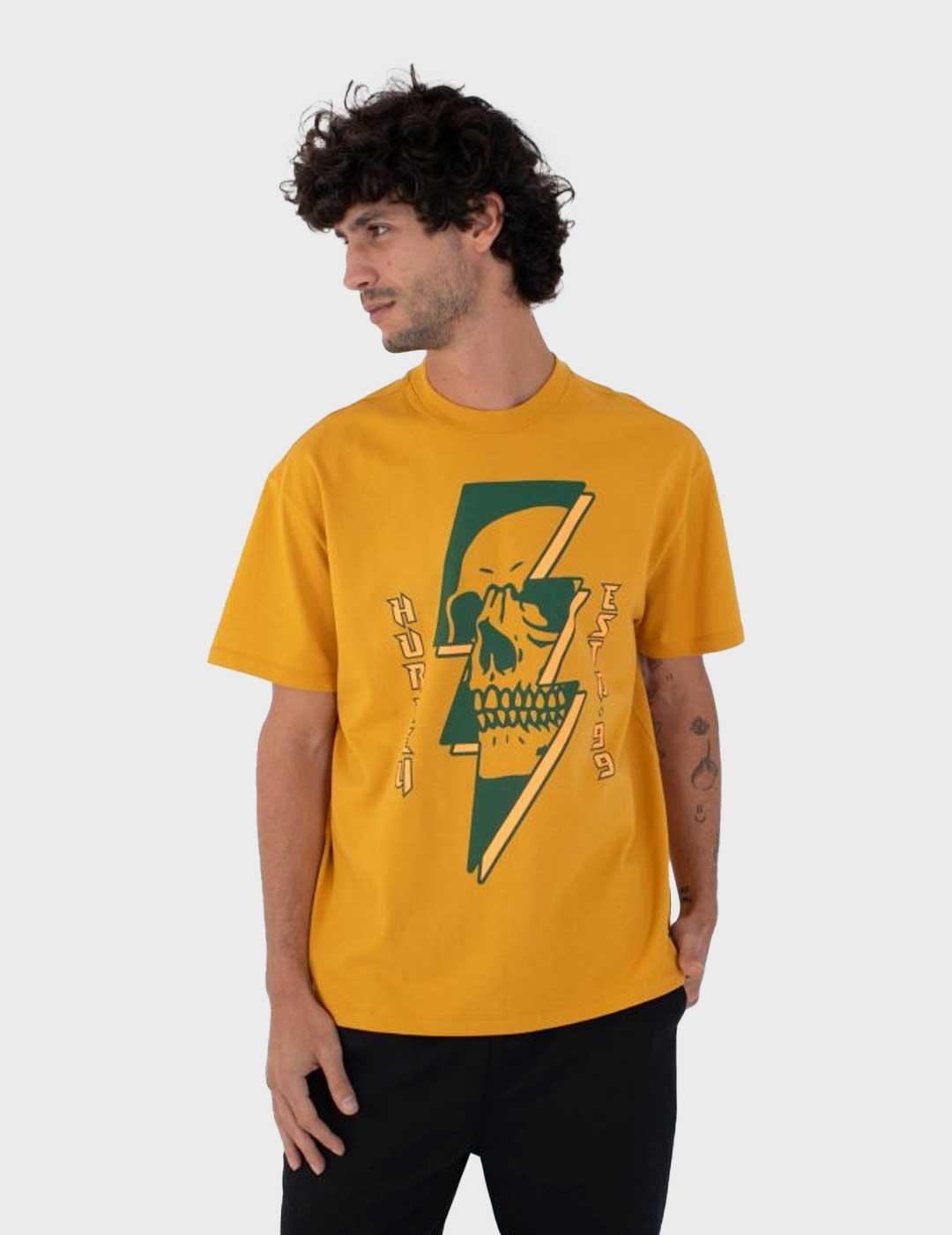 Hurley Bolt camiseta amarilla para hombre