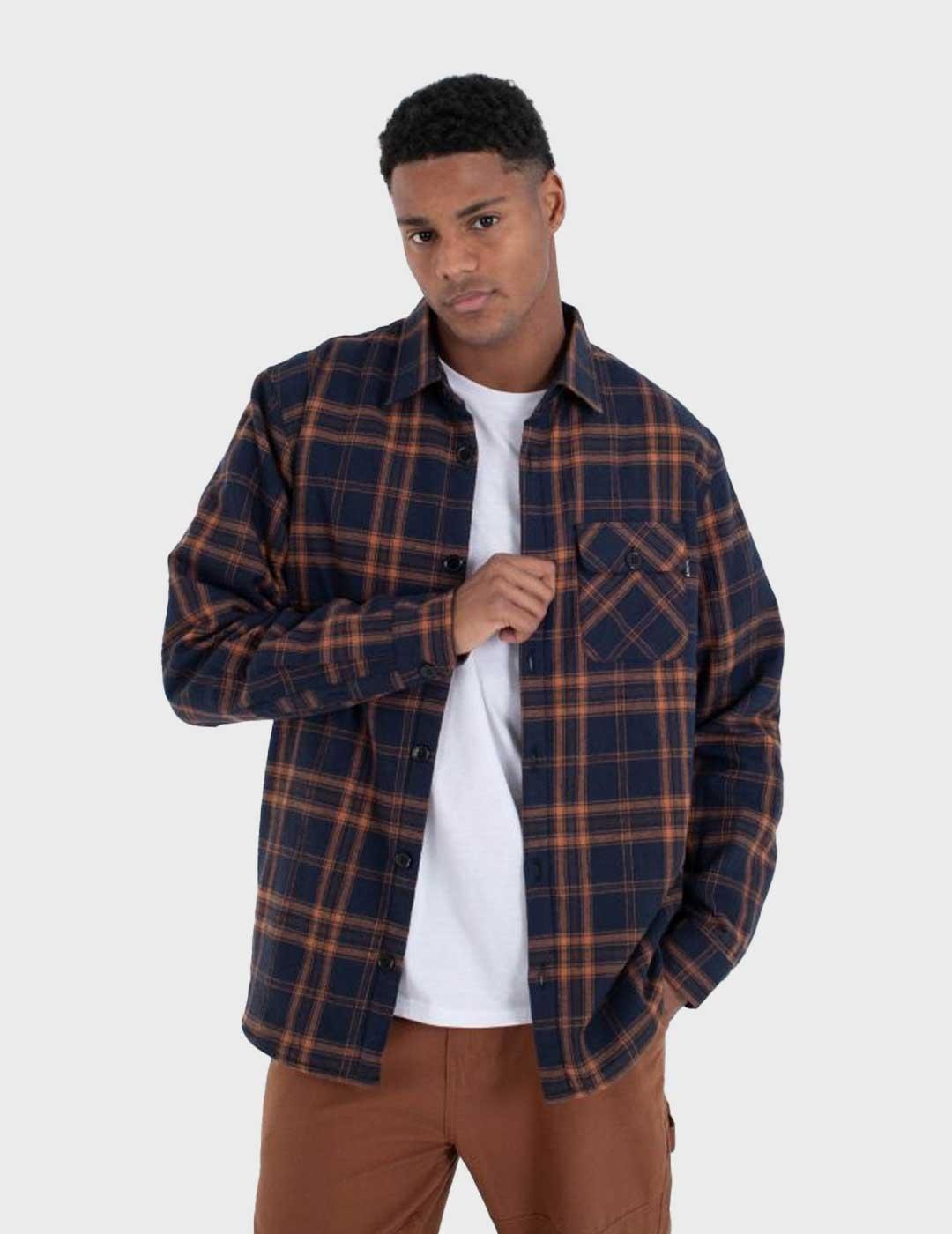 Hurley Axe Sherpa camisa azul marino para hombre