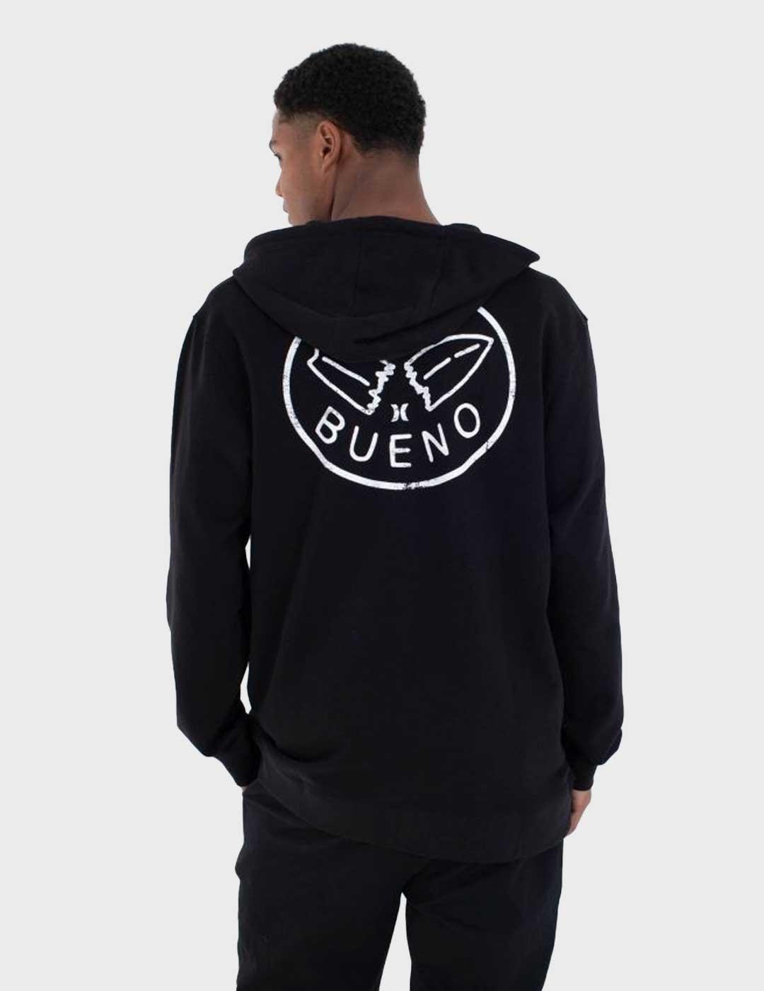 Hurley Sider sudadera negra con cremallera para hombre