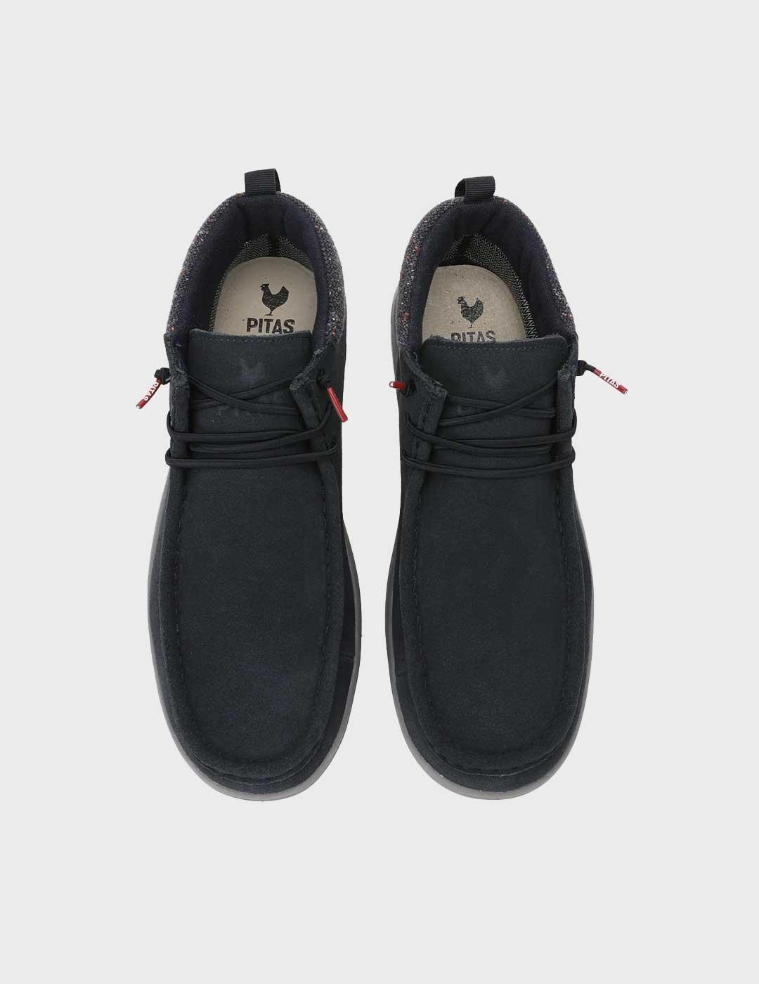 Walk in Pitas Baikal bota azul marino para hombre