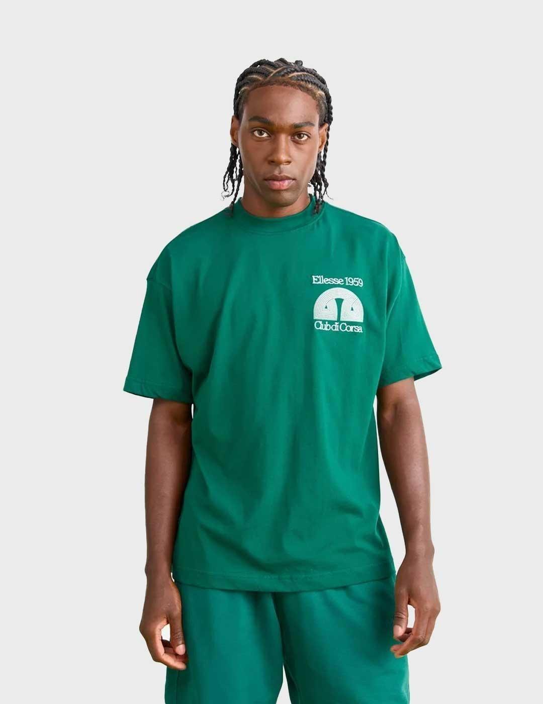 Ellesse Club Di Corsa camiseta verde para hombre