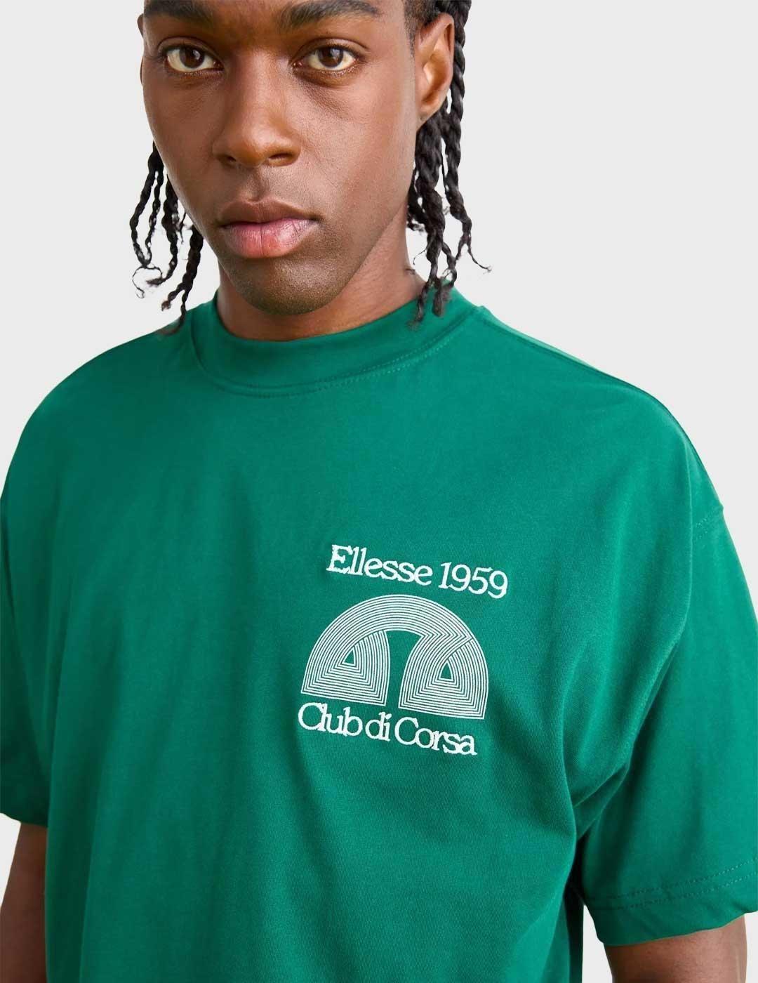 Ellesse Club Di Corsa camiseta verde para hombre
