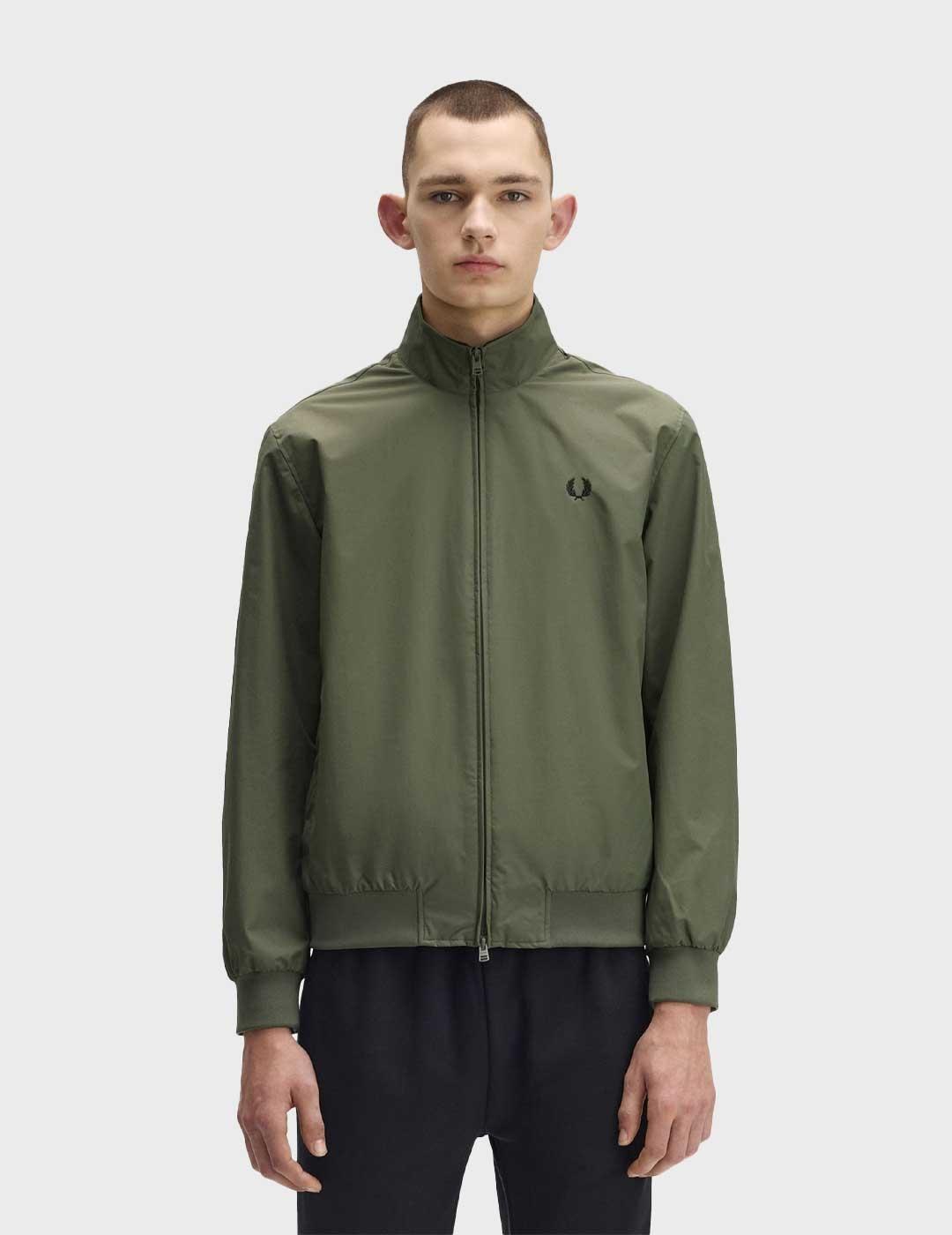 Fred Perry Brentham chaqueta verde para hombre