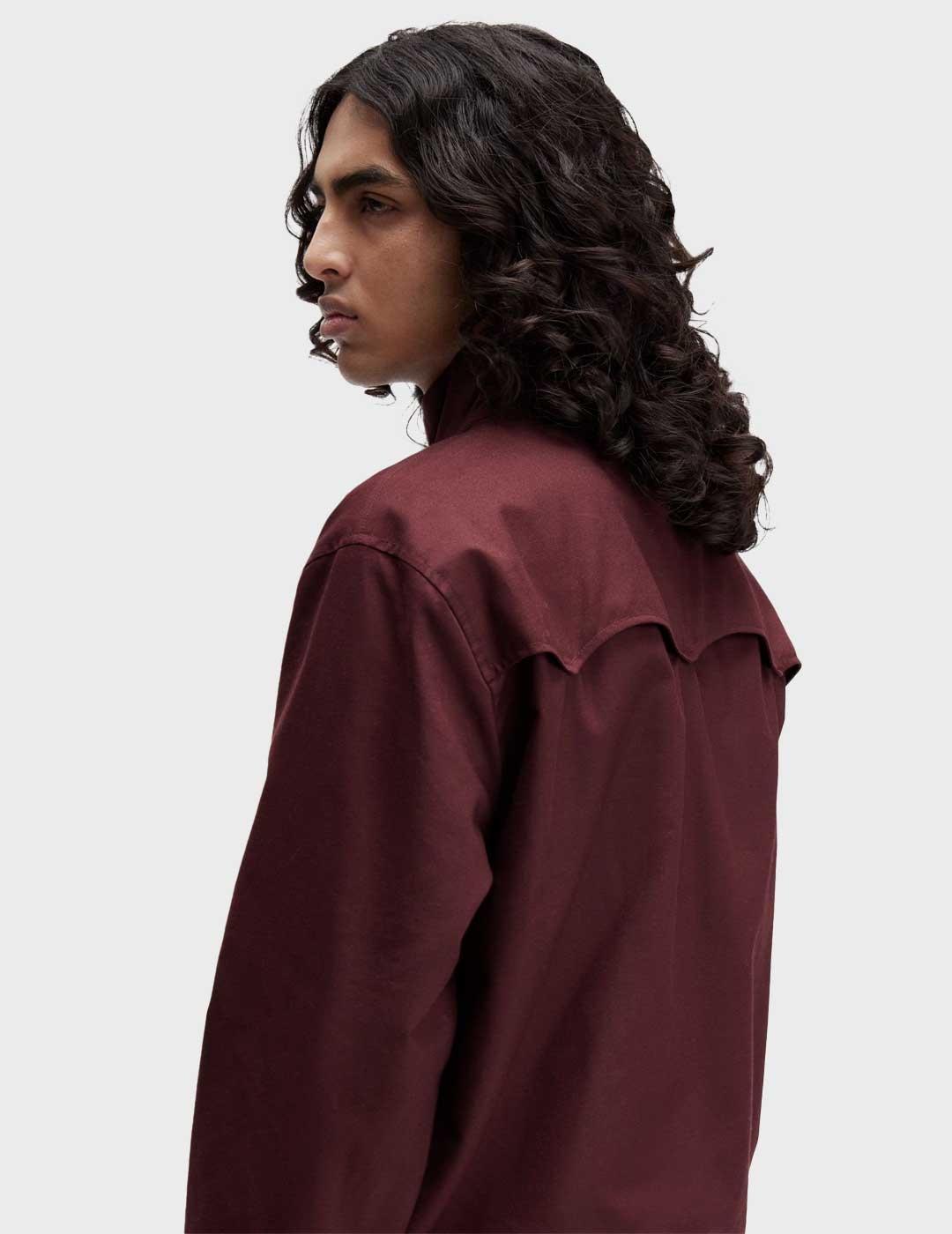 Fred Perry Harrington chaqueta granate para hombre