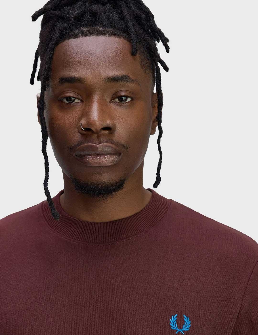 Fred Perry sudadera morada para hombre