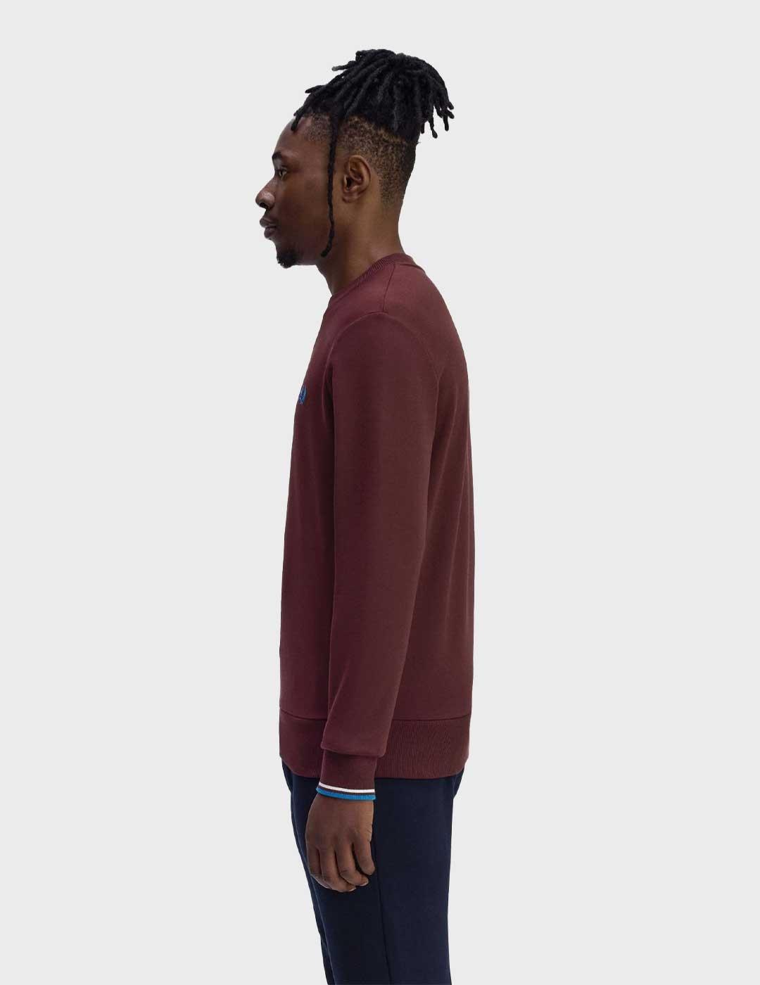 Fred Perry sudadera morada para hombre