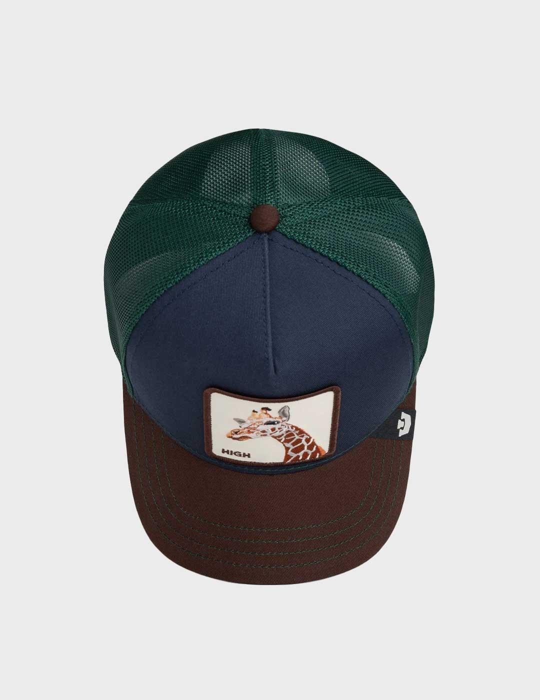 Goorin Tricolor Giraffe gorra azul para hombre y mujer