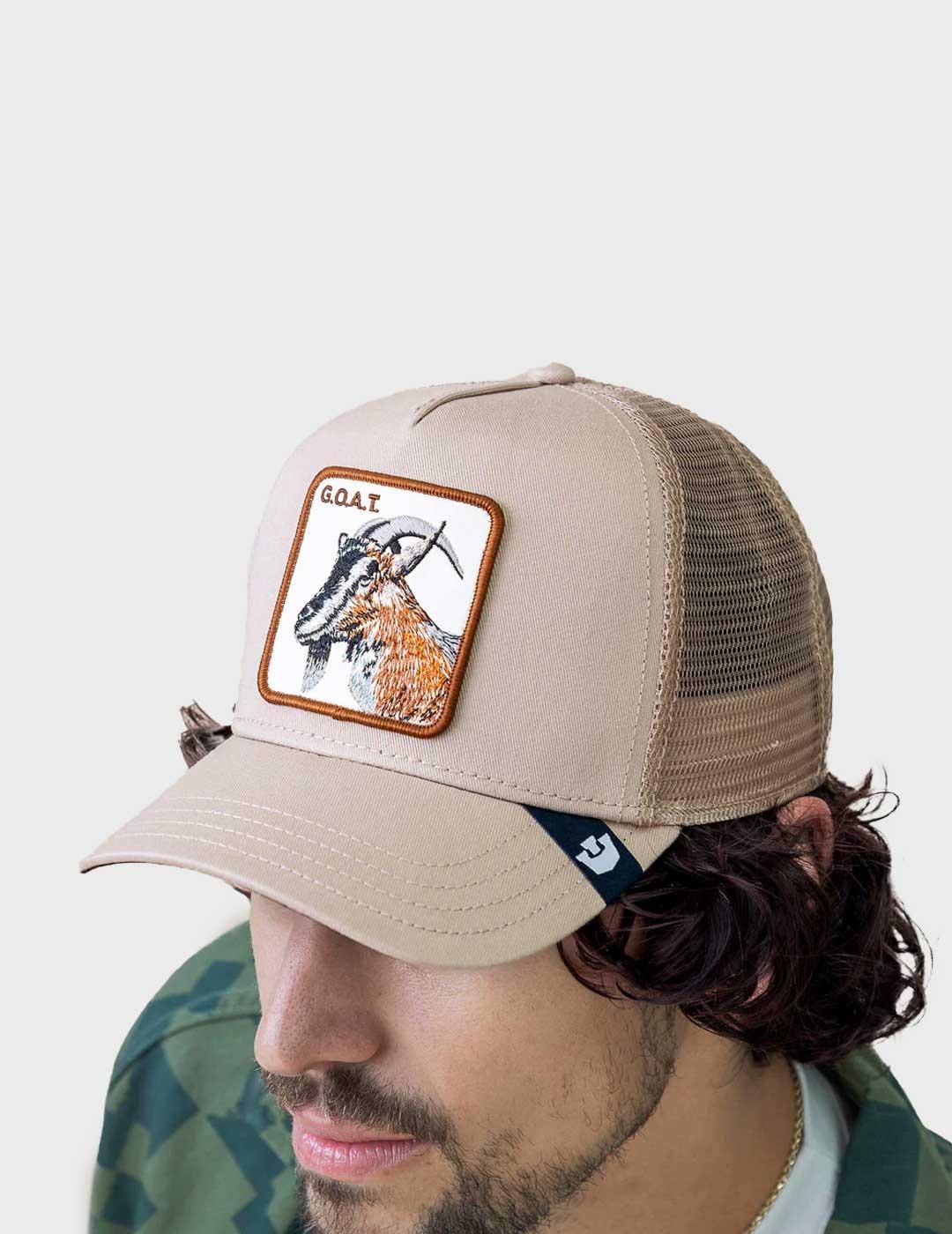 Goorin Goat gorra beige para hombre y mujer
