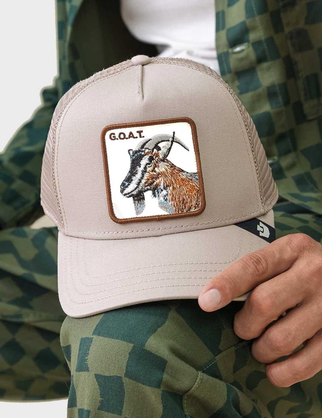 Goorin Goat gorra beige para hombre y mujer