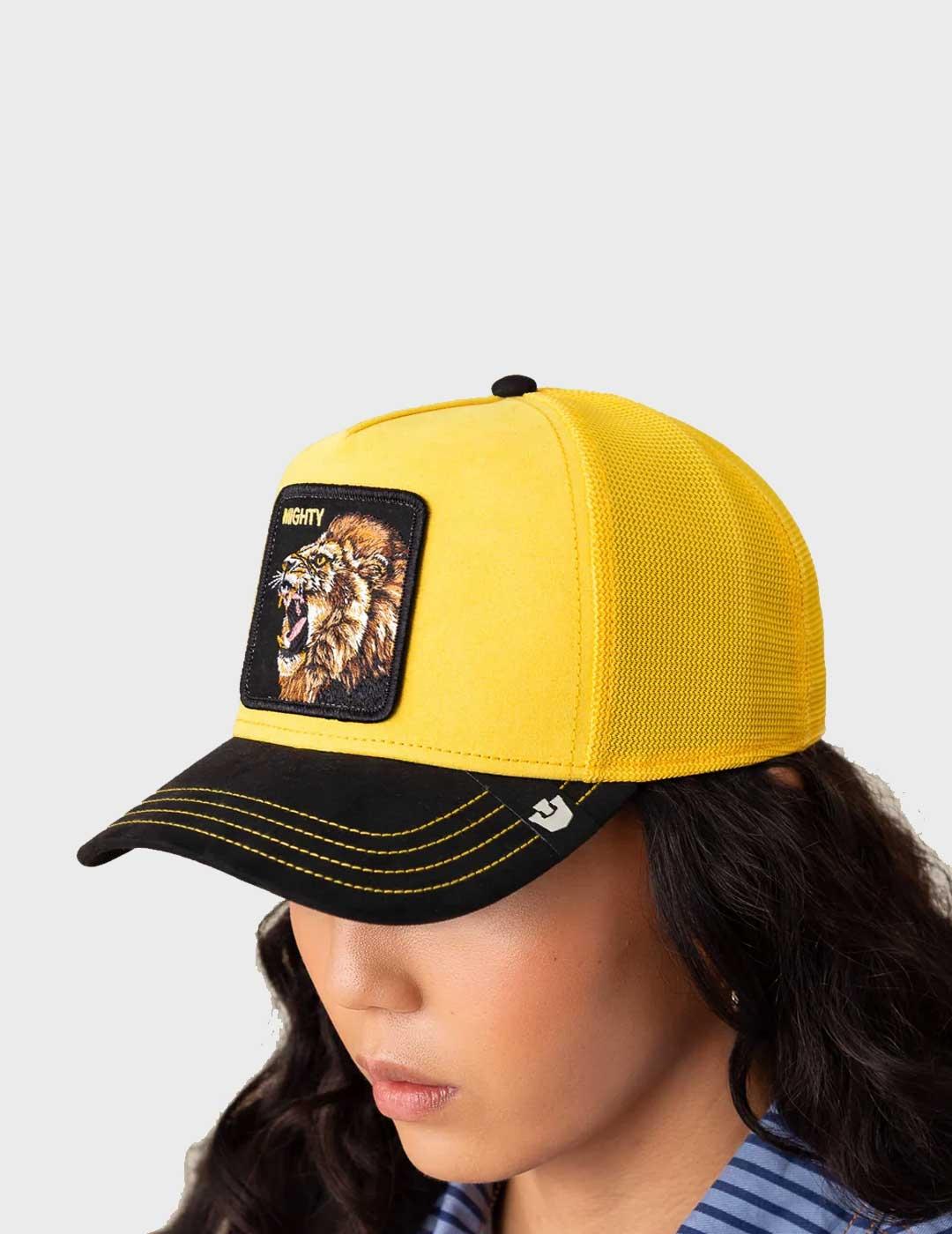 Goorin Suede Lion gorra amarilla para hombre y mujer